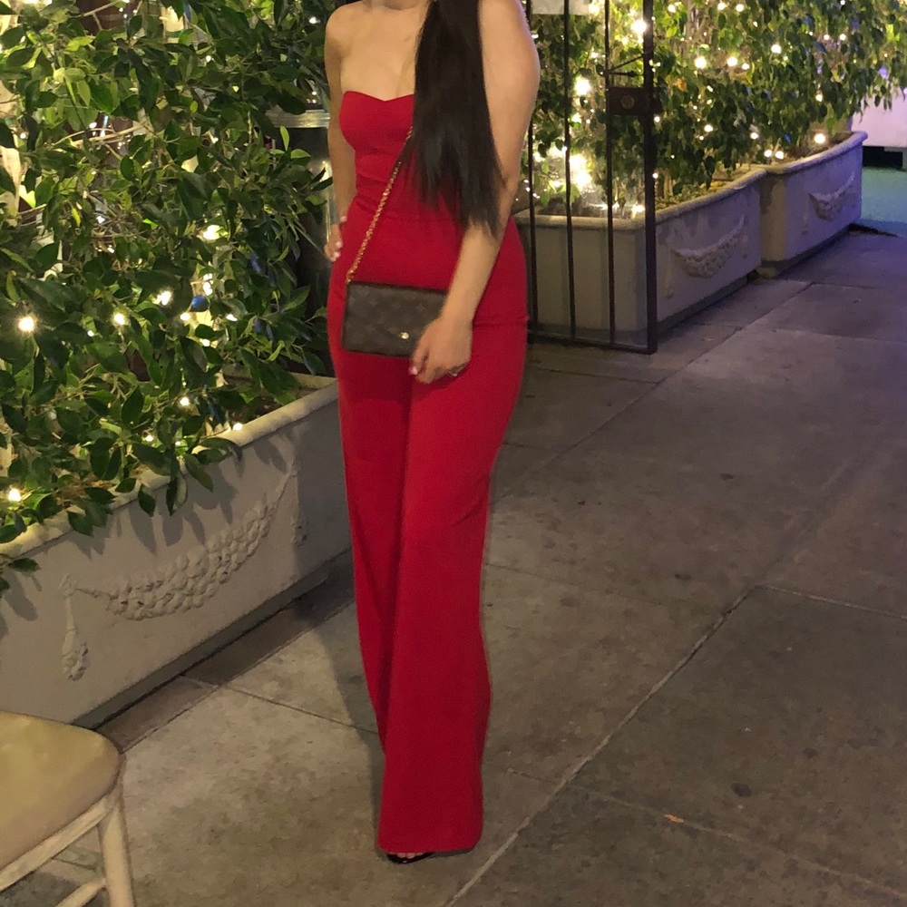 Lulus Red Romper - image 1